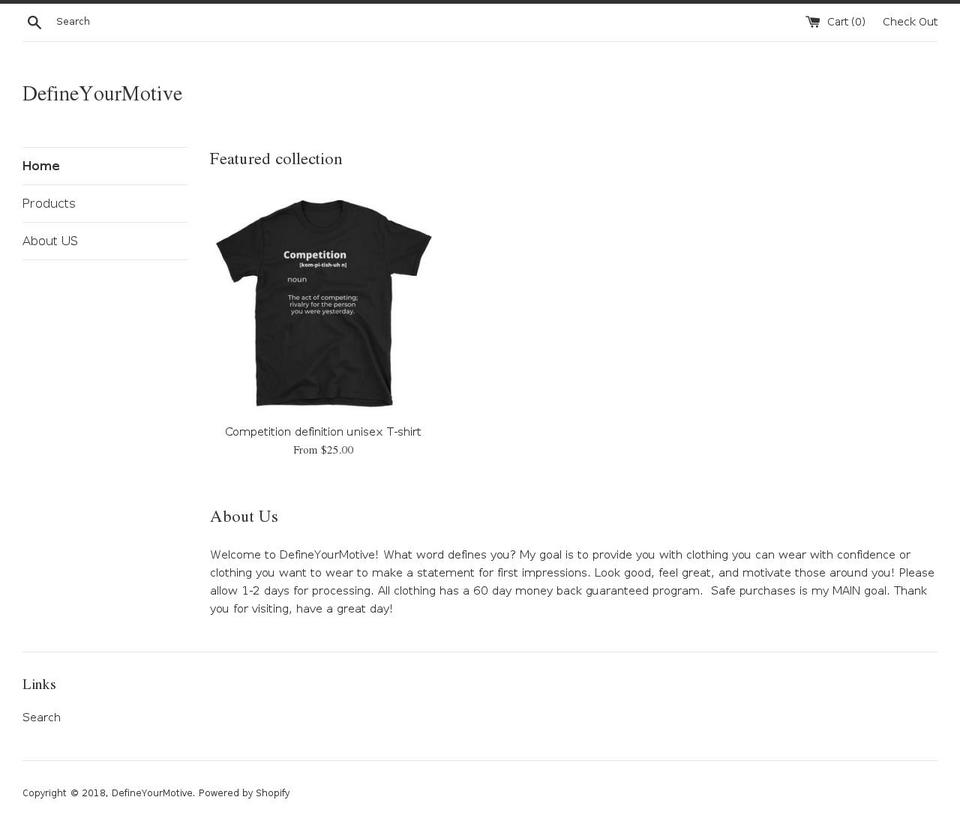 trulygiftedclothing.com — Shopify storefront screenshot