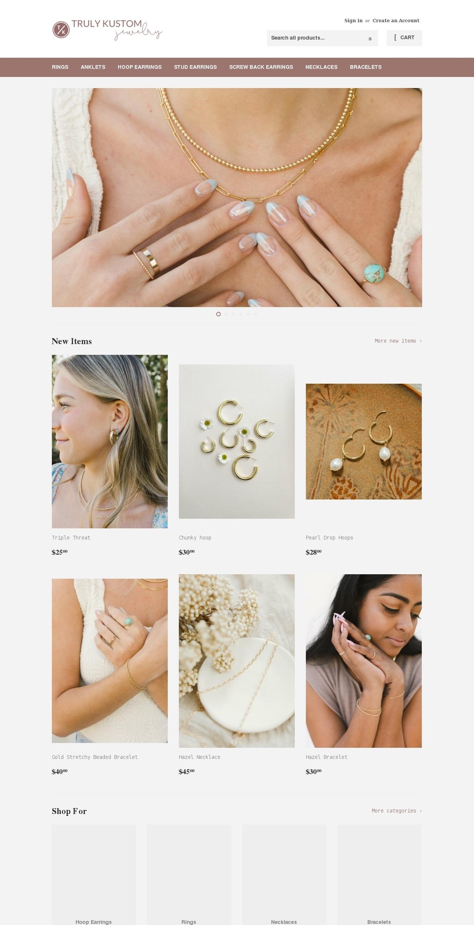 trulykustom.com shopify website screenshot