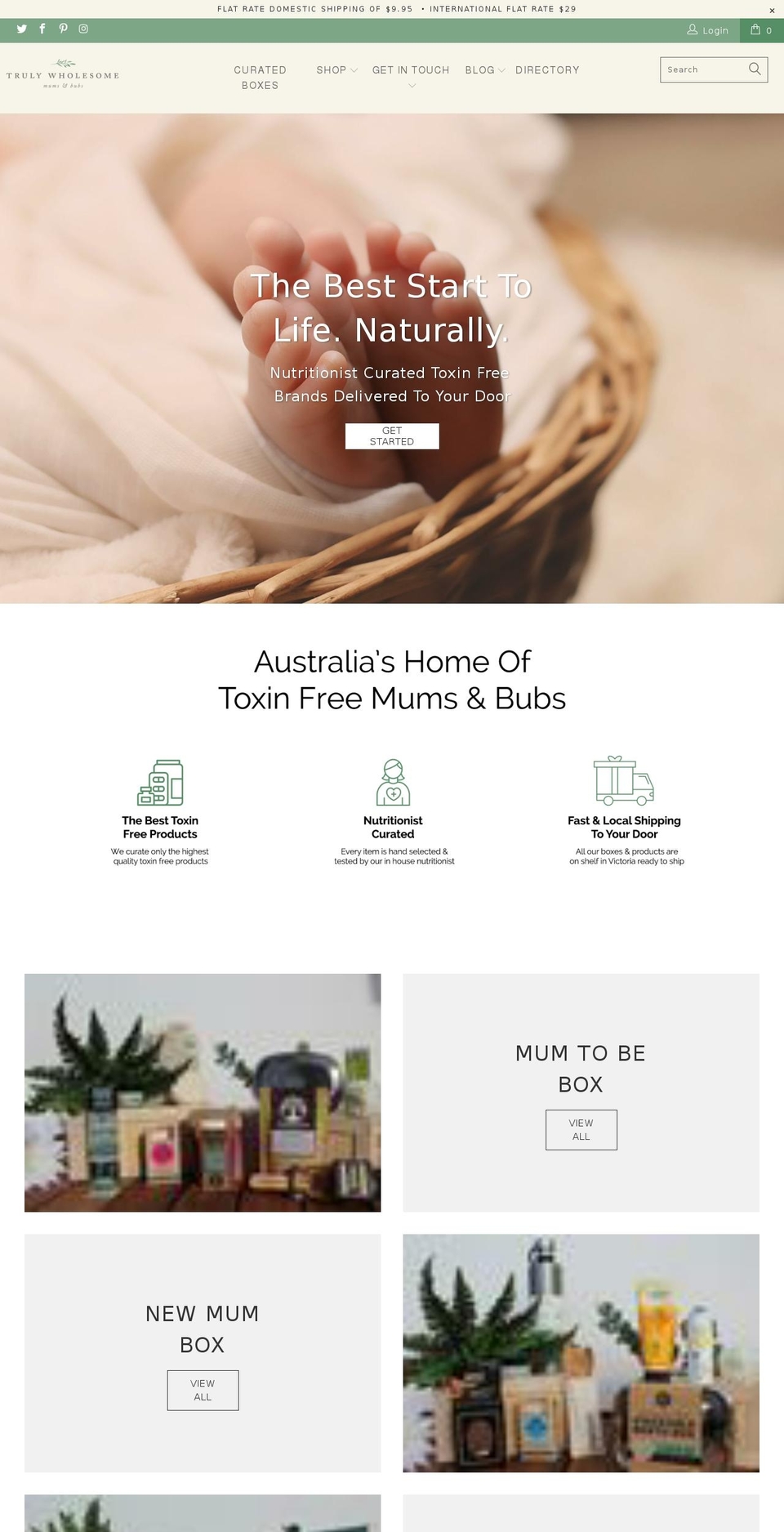 trulywholesome.com shopify website screenshot