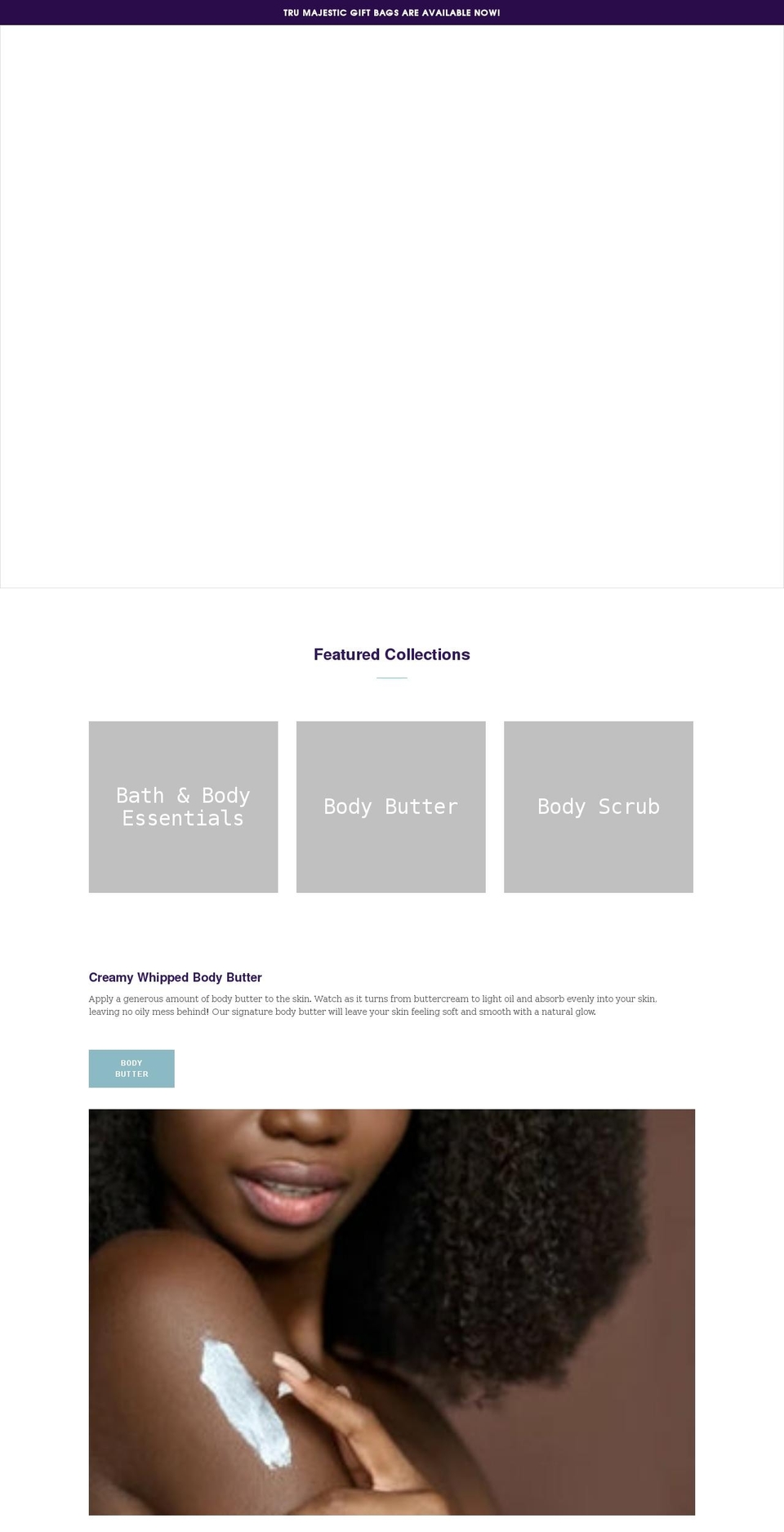 trumajestic.com shopify website screenshot
