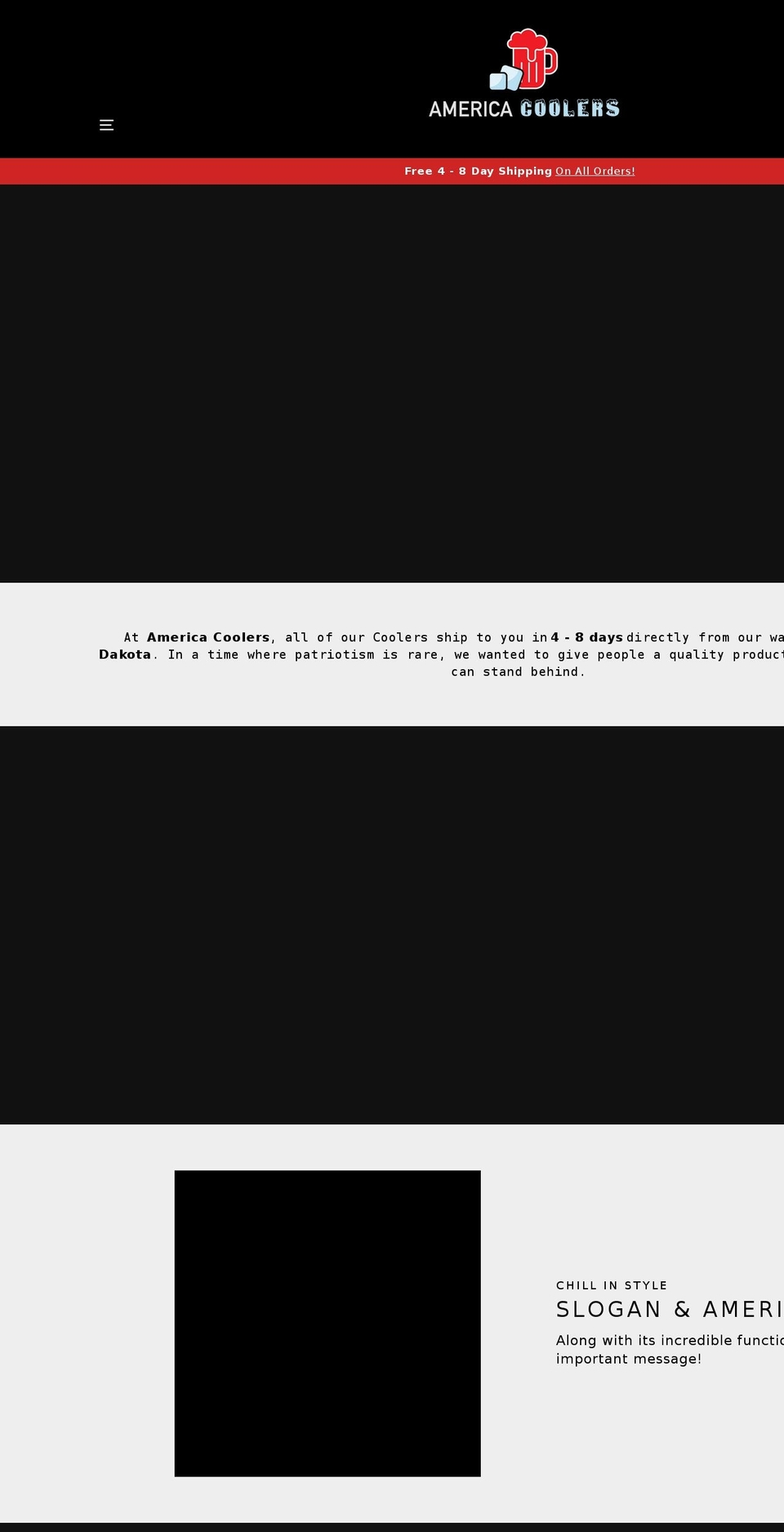 aclr Shopify theme site example trumpcooler.com