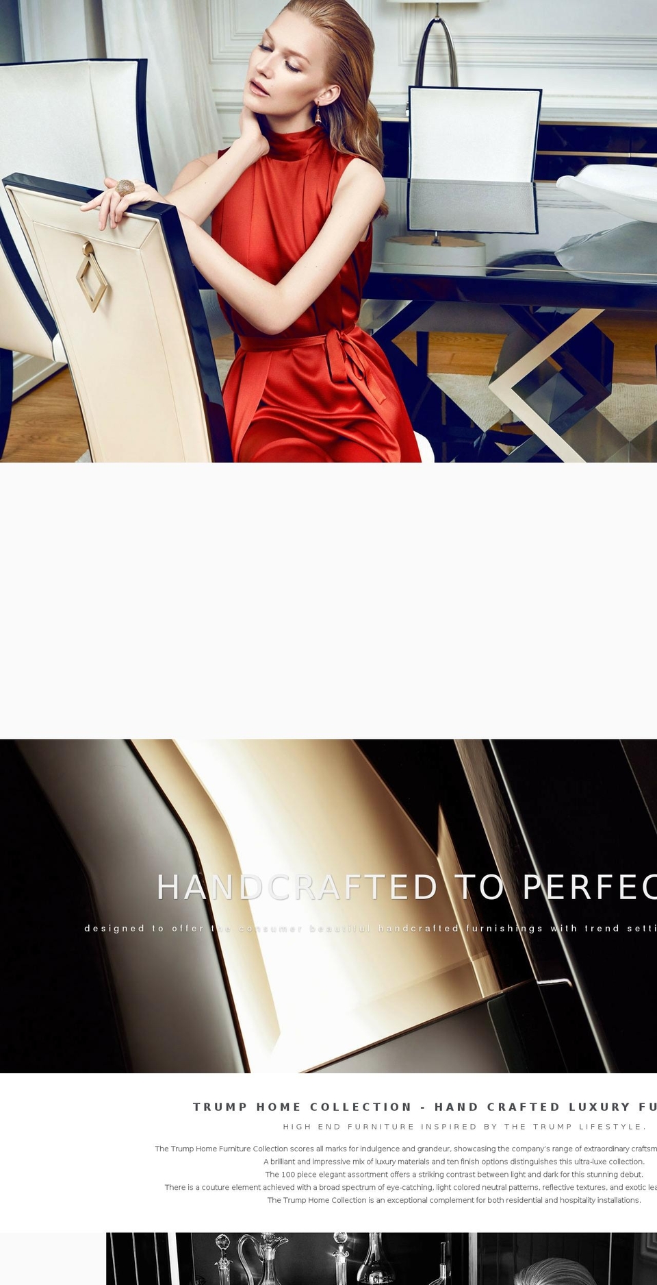 trumphomefurniture.com shopify website screenshot