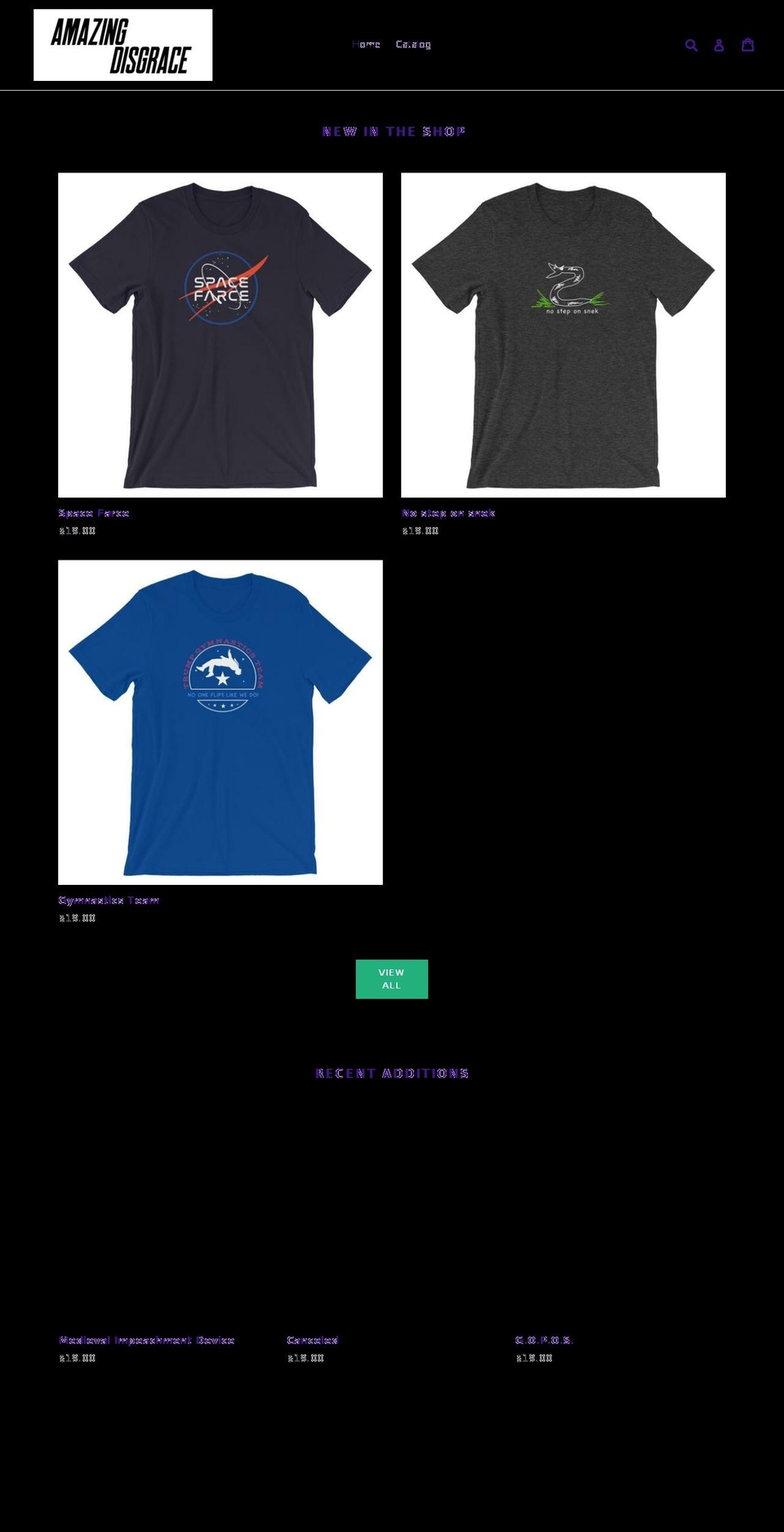 trumpisamess.com — Shopify storefront screenshot