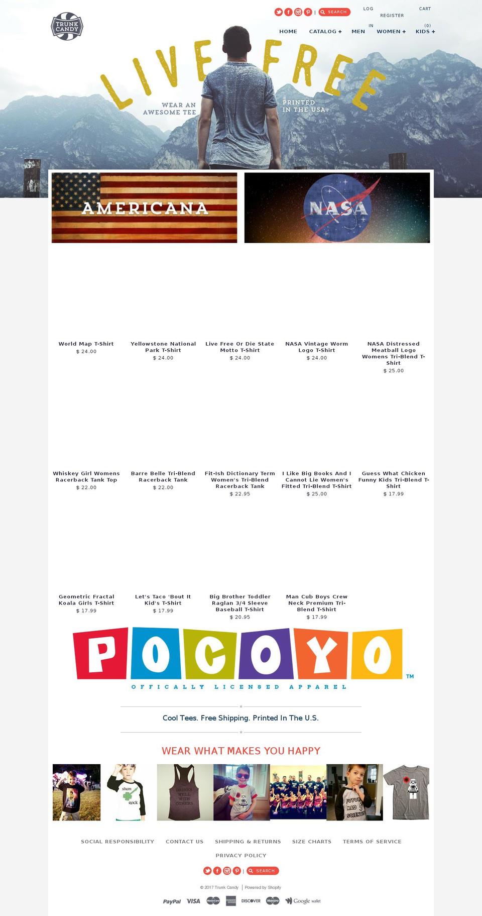 trunkcandy.com shopify website screenshot