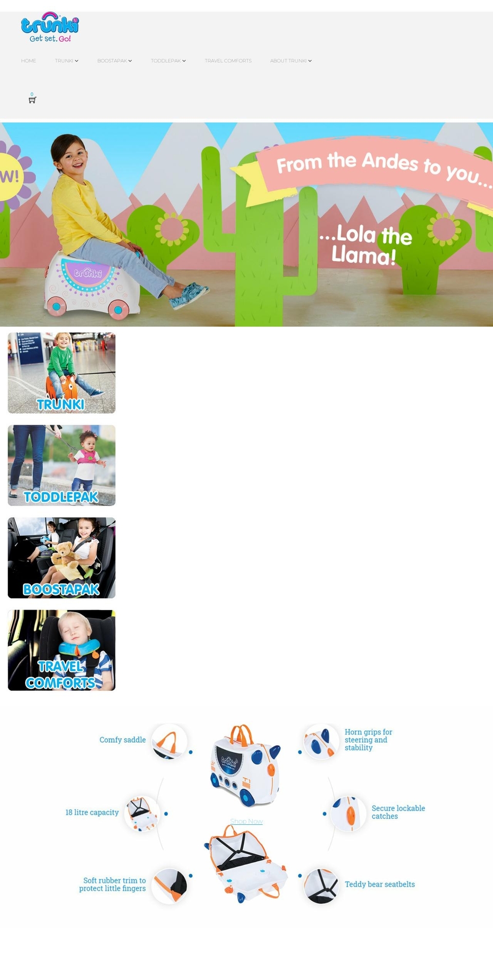 trunki-sa.co.za shopify website screenshot