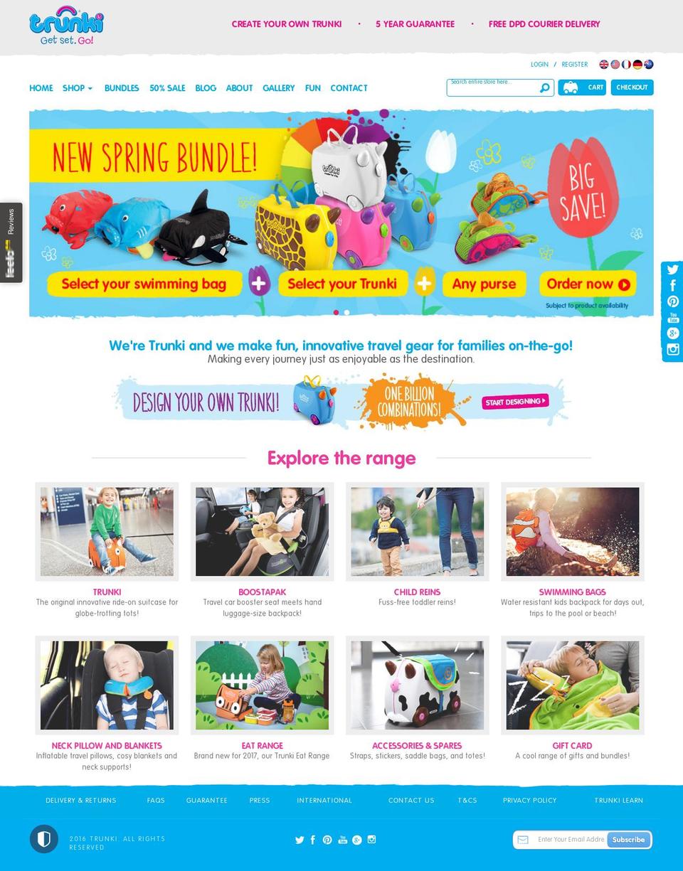 trunki.tv shopify website screenshot