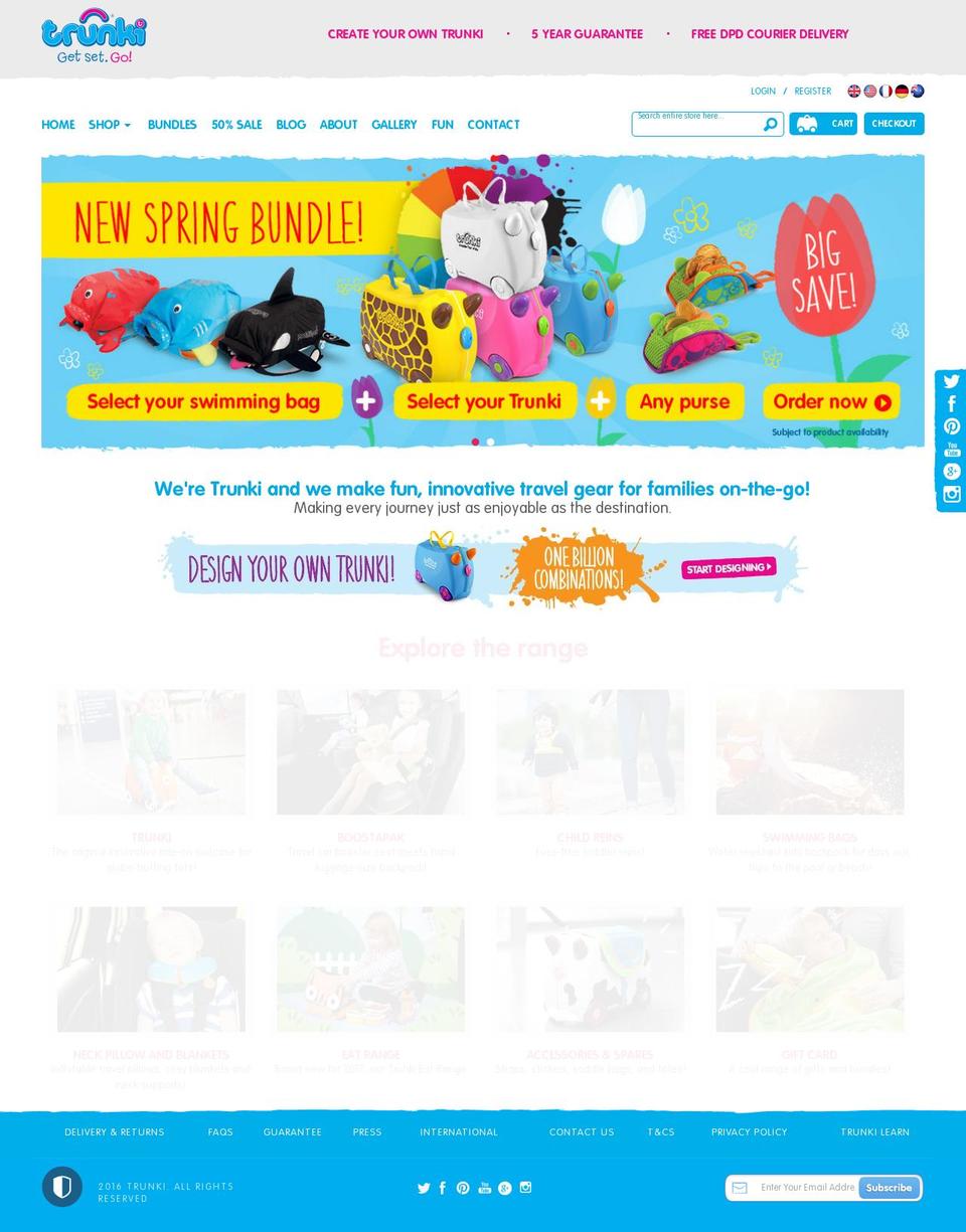 trunkids.mobi shopify website screenshot