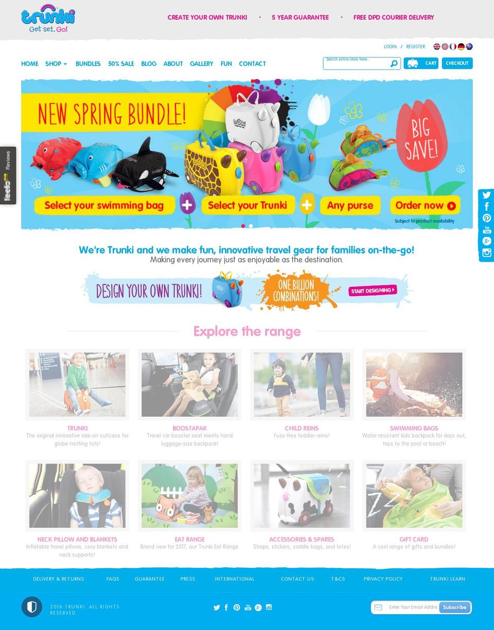 trunkids.tv shopify website screenshot