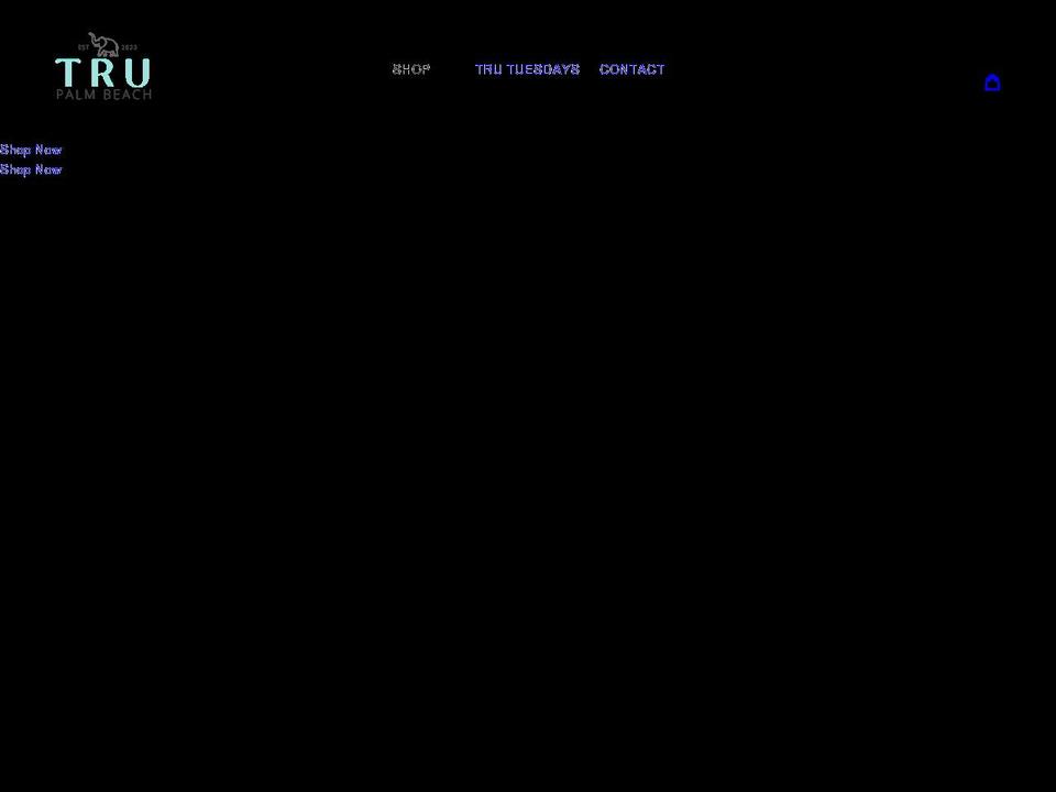 trupalmbeach.com shopify website screenshot