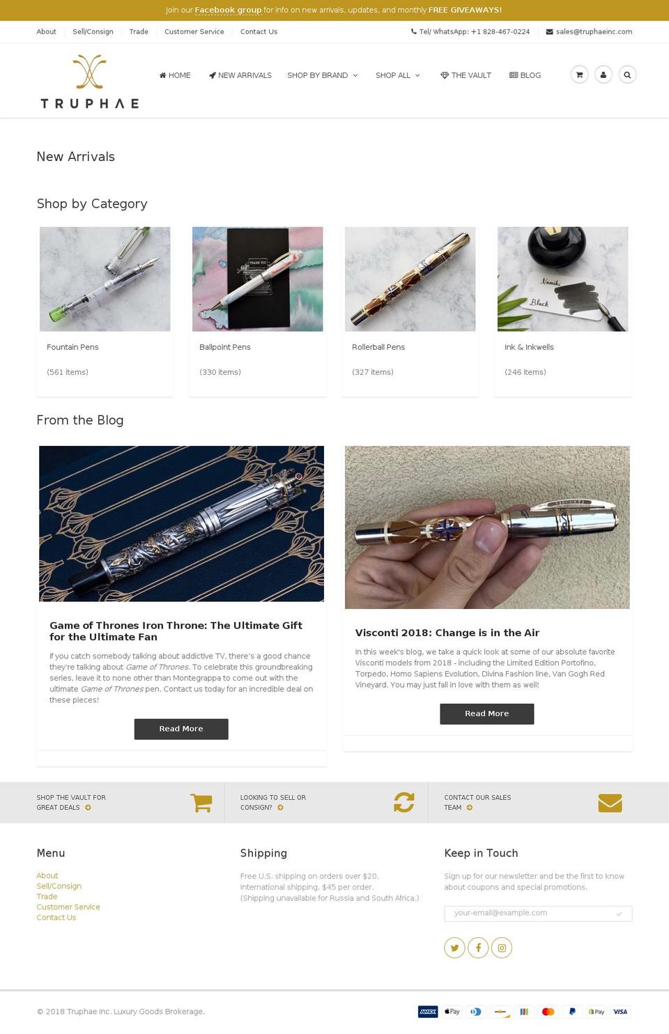 truphaeinc.com shopify website screenshot