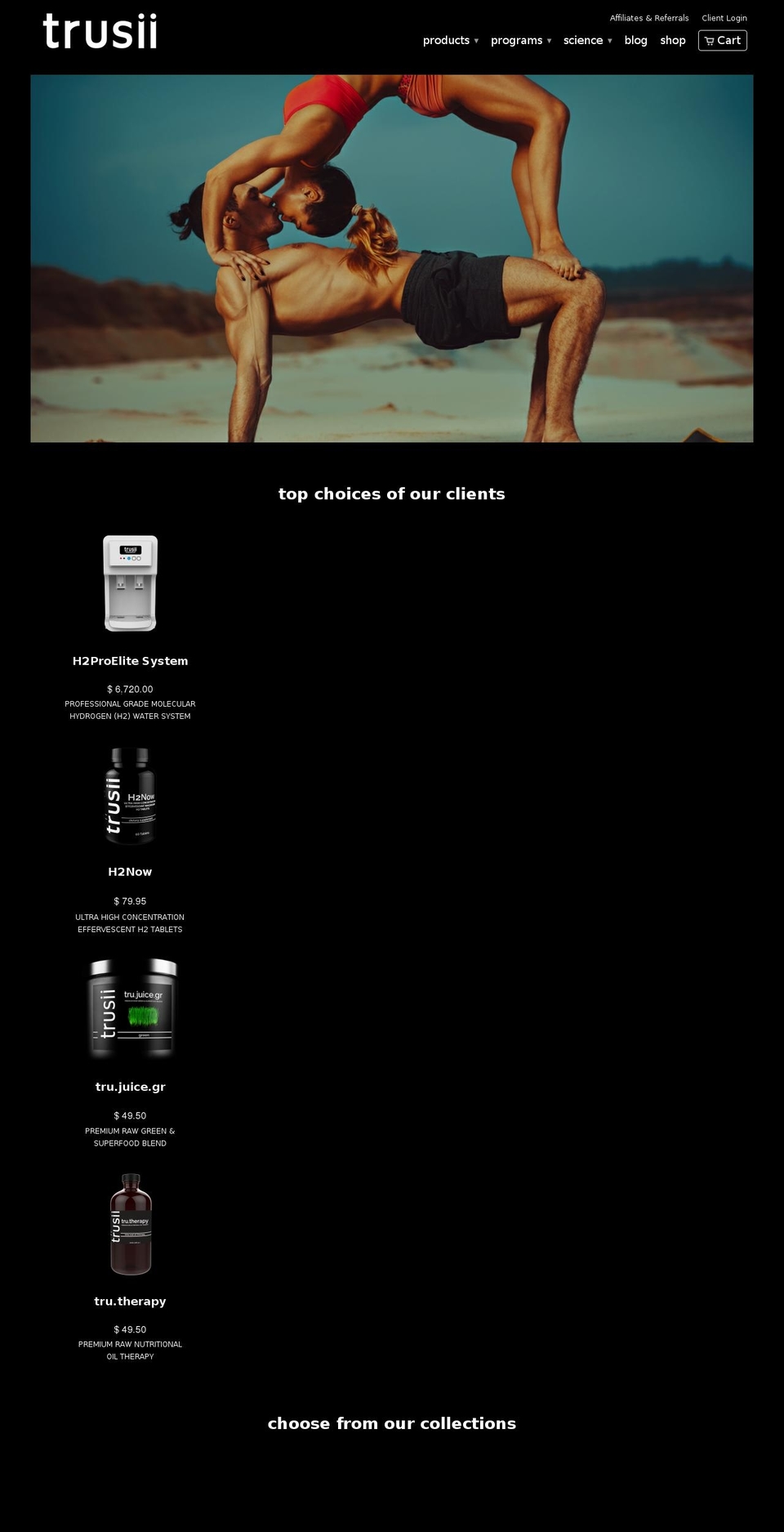 trusiitv.com shopify website screenshot