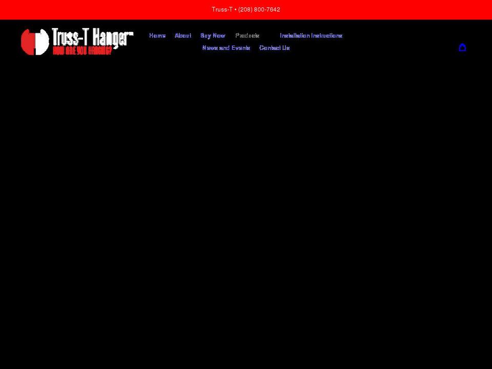 trussthanger.com shopify website screenshot