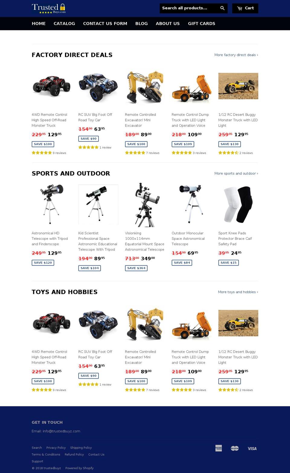 themex-1 Shopify theme site example trustedbuyz.com
