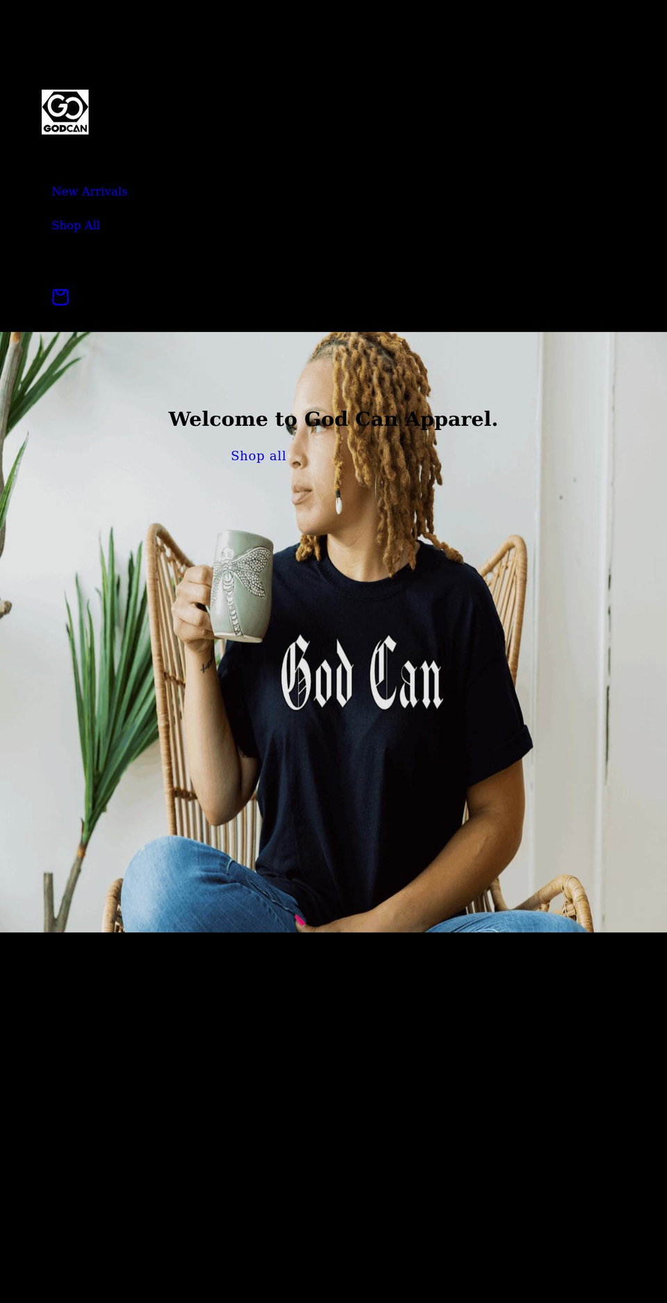 trustgodcan.com shopify website screenshot
