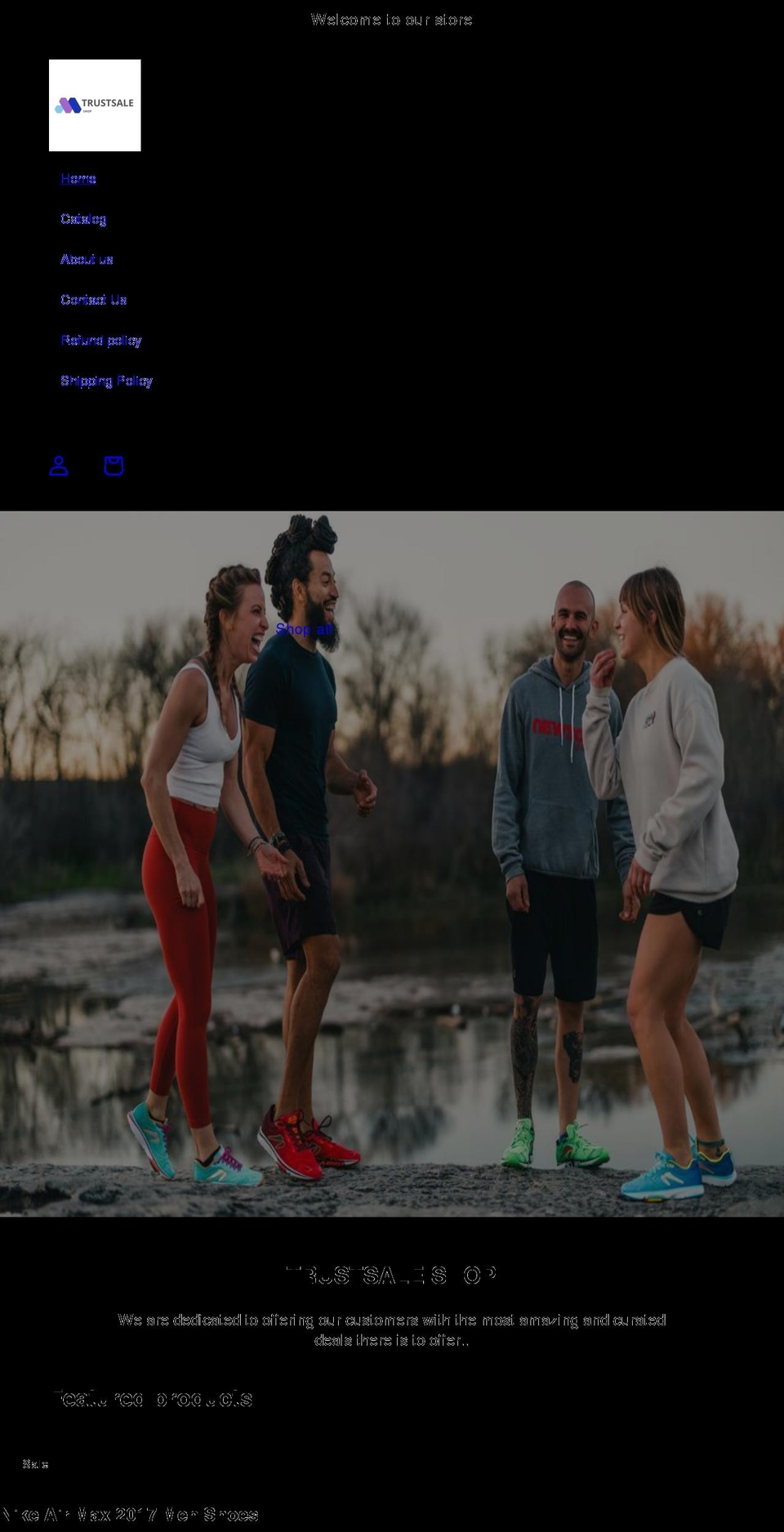 trustsaleshop.com shopify website screenshot