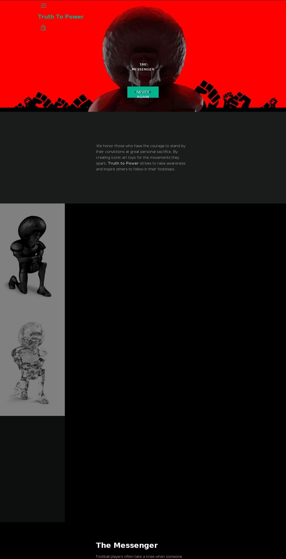 truth-to-power.com — Shopify storefront screenshot