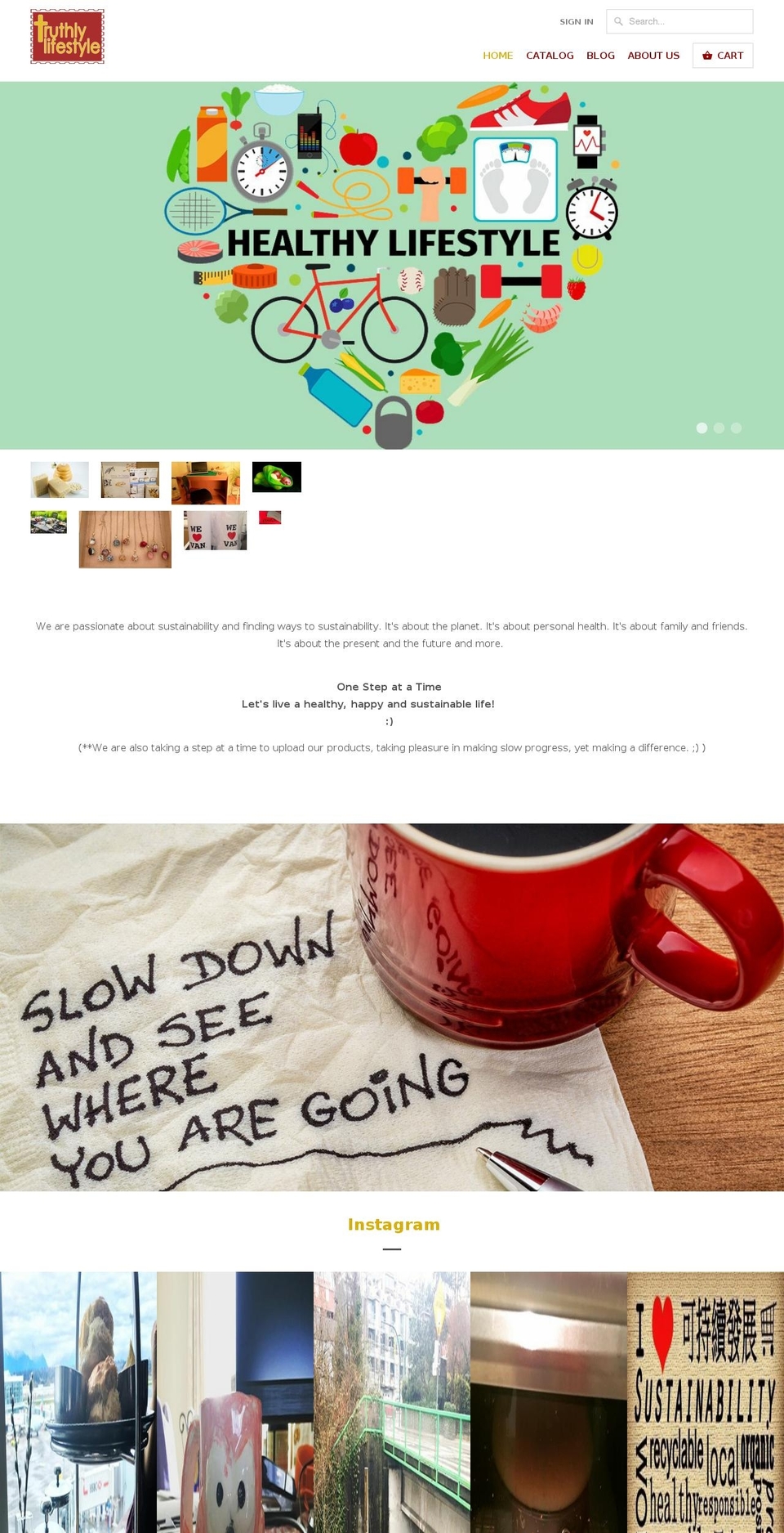 truthlylifestyle.com shopify website screenshot