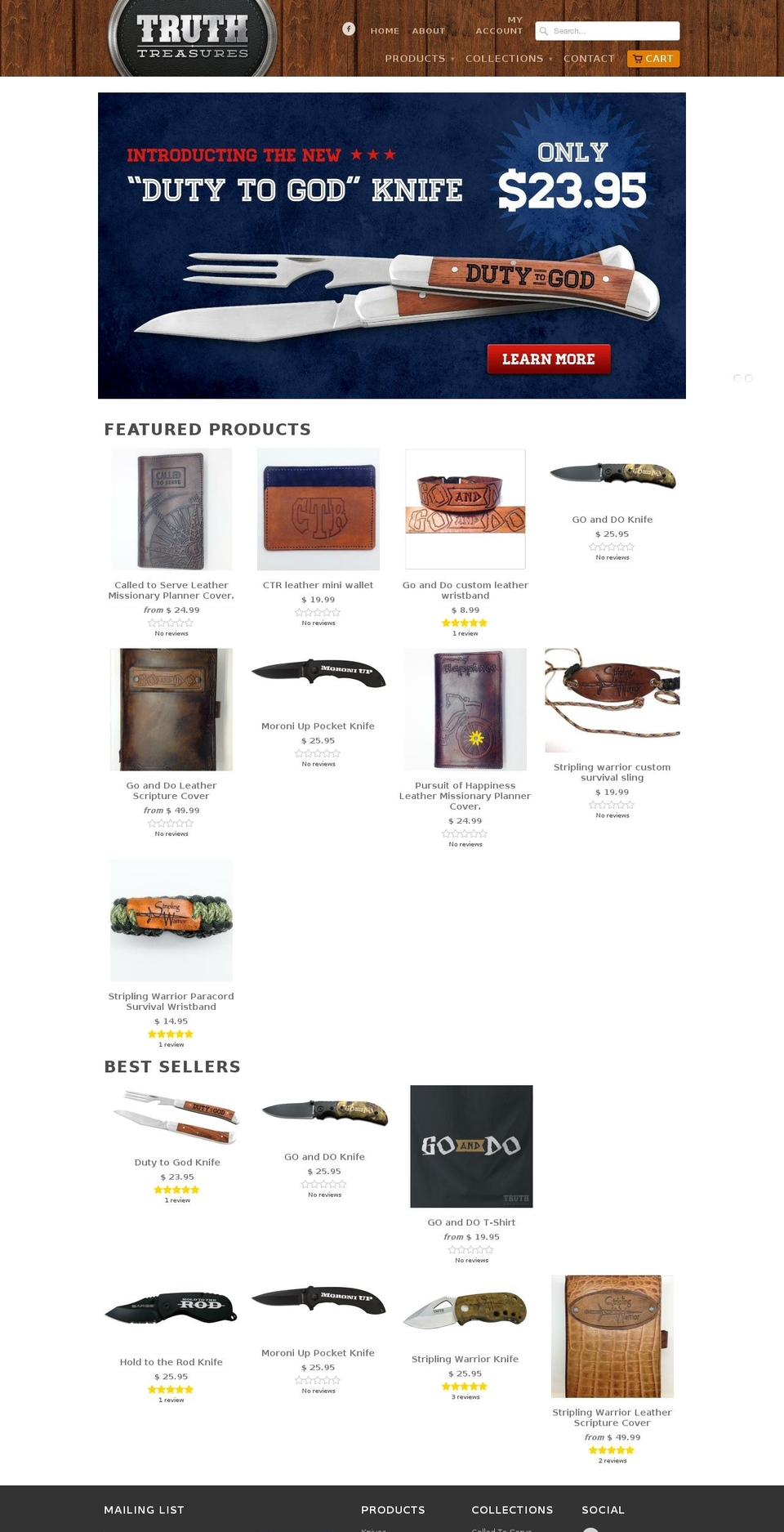 truthtreasures.com shopify website screenshot