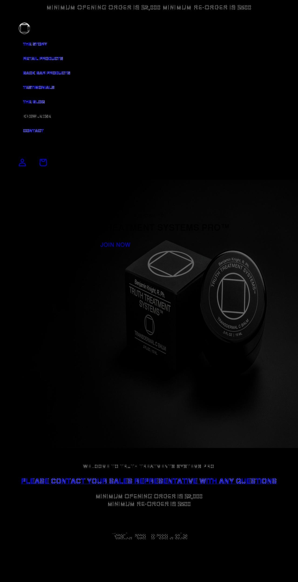 truthtreatmentspro.com — Shopify storefront screenshot