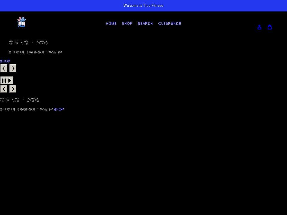 truufitness.shop shopify website screenshot