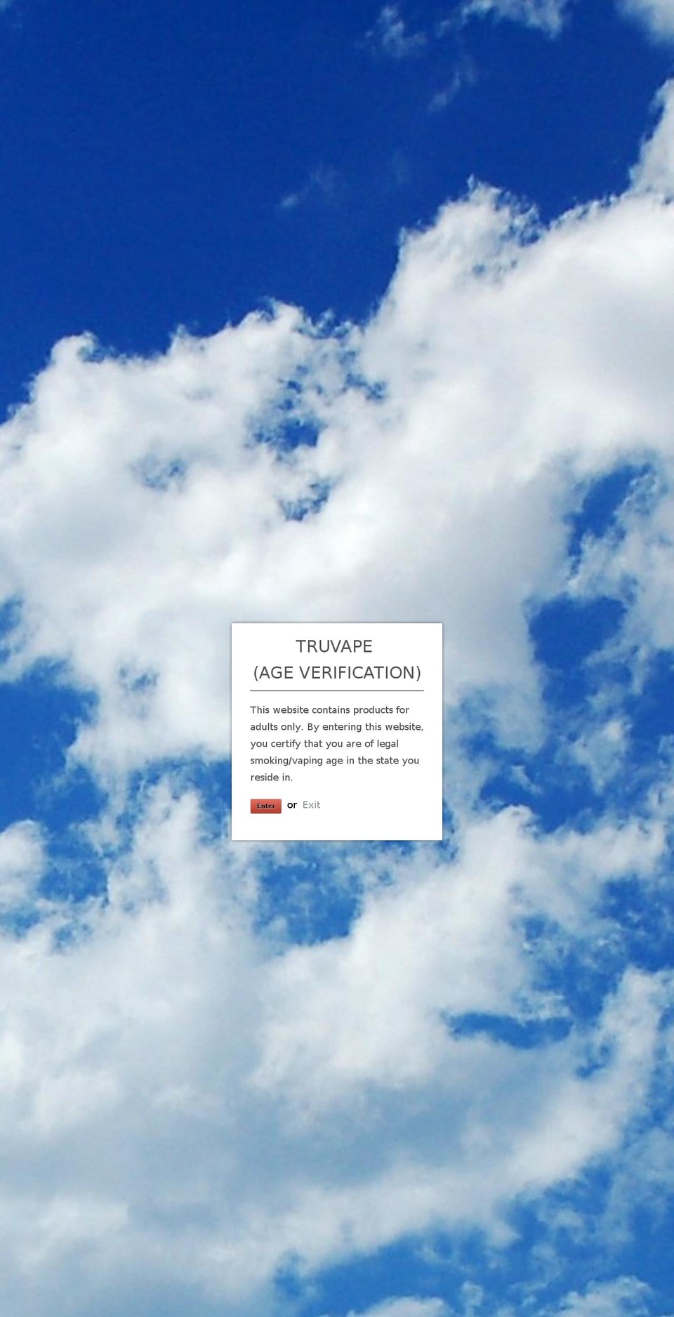 truvapenv.com shopify website screenshot