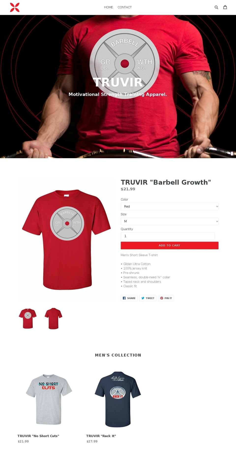 truvir.com shopify website screenshot