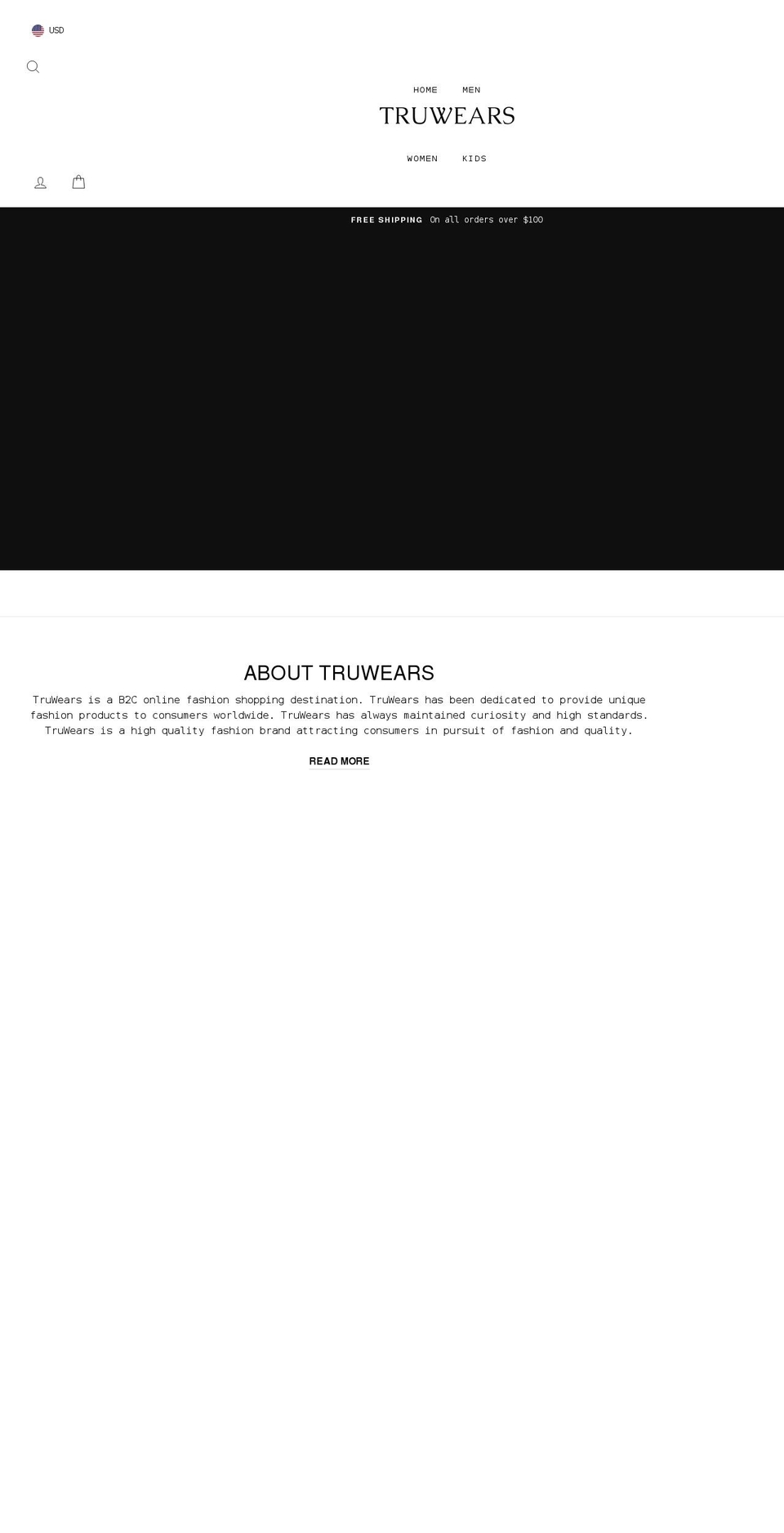 truwears.com shopify website screenshot