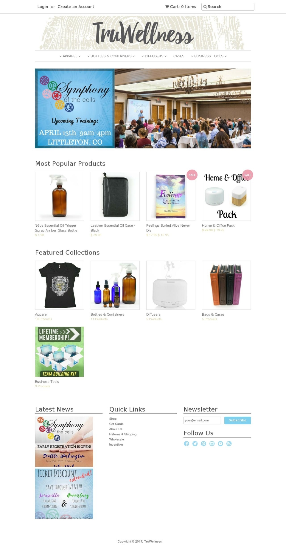 Refresh Shopify theme site example truwellness.com