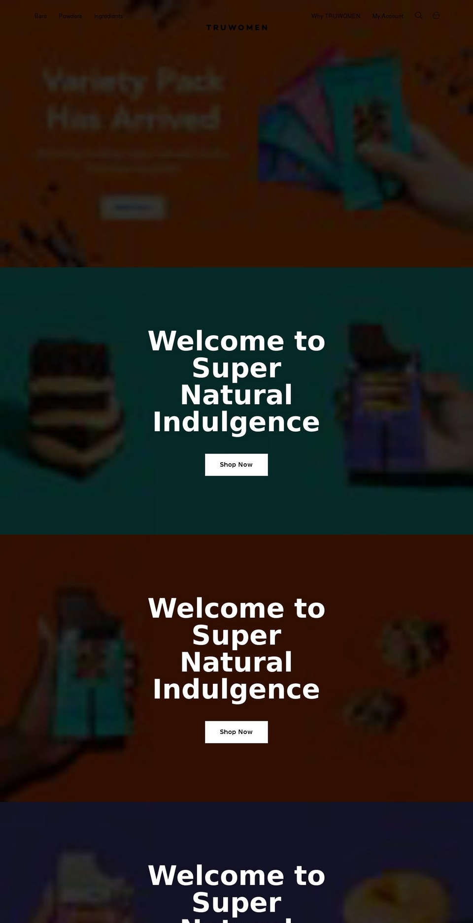 truwomen.com shopify website screenshot