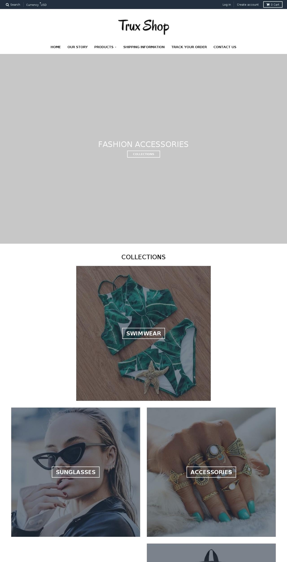 truxshop.com — Shopify storefront screenshot