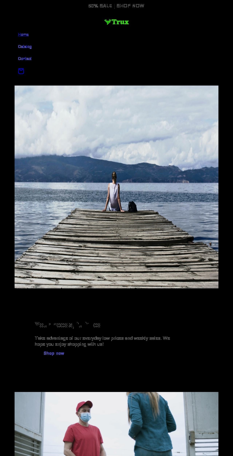 truxstore.com shopify website screenshot