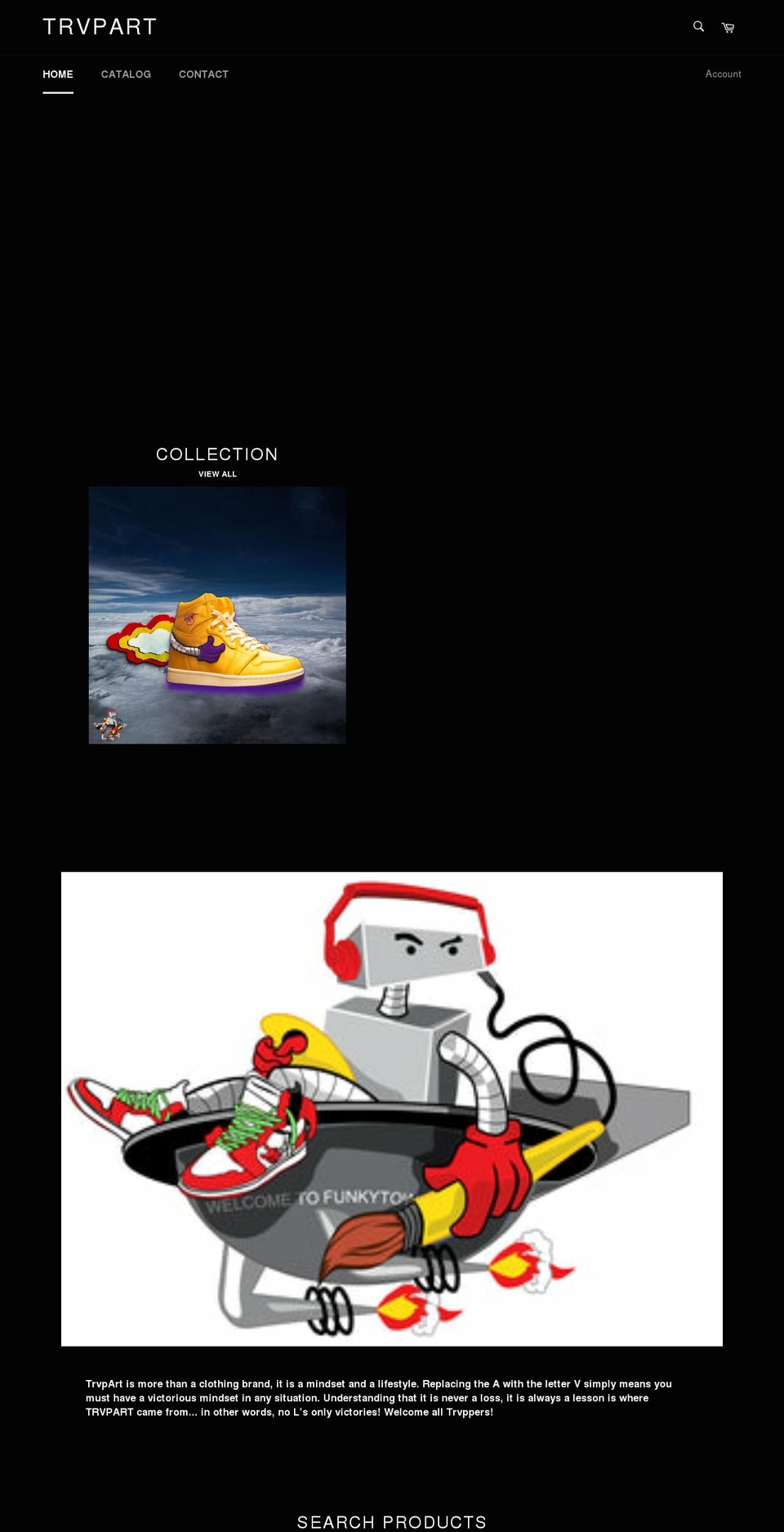trvpart.com shopify website screenshot