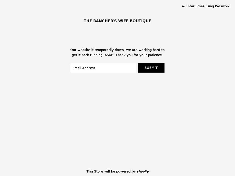 trwboutique.com — Shopify storefront screenshot
