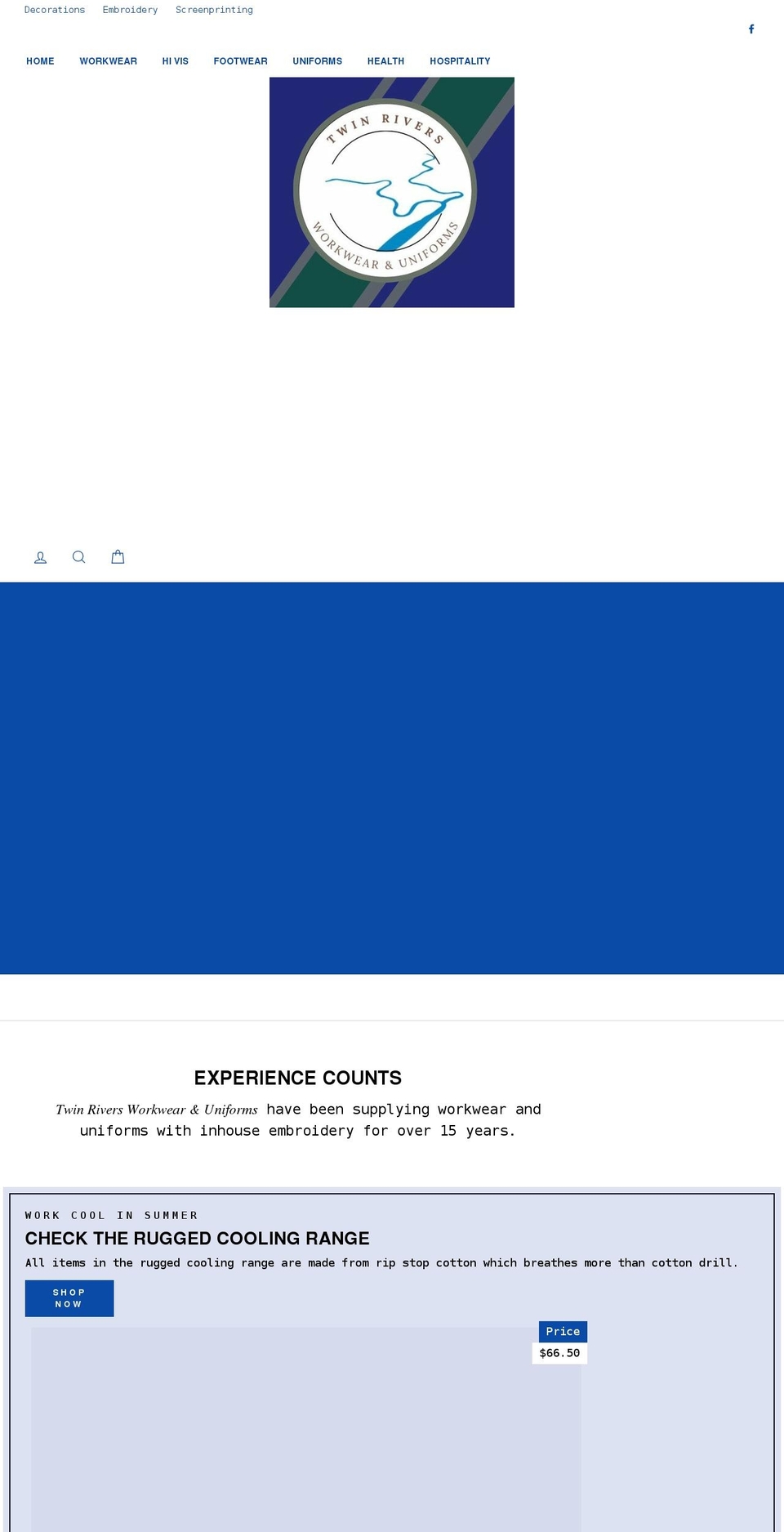 trwu.com.au shopify website screenshot