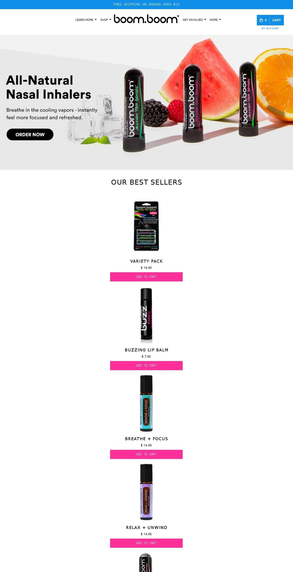 BoomBoom Join Team Forms Shopify theme site example tryboomboom.com