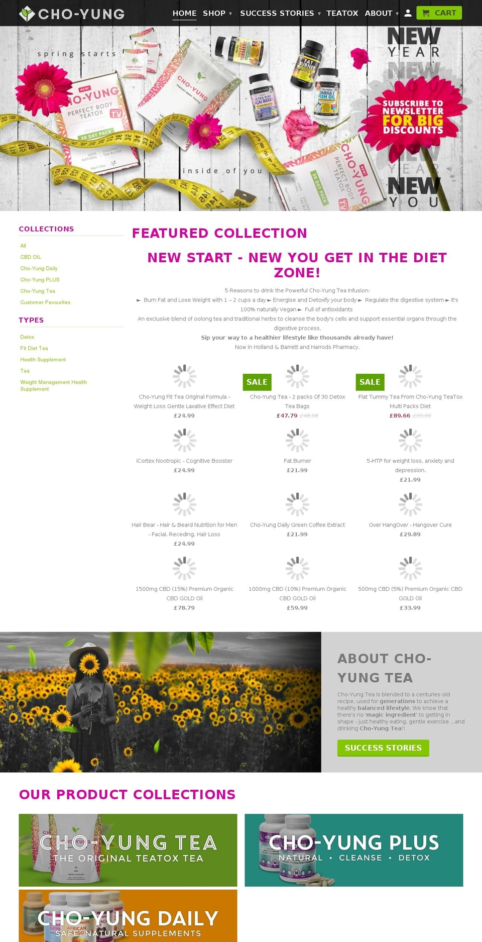 trychoyungteanow.com — Shopify storefront screenshot