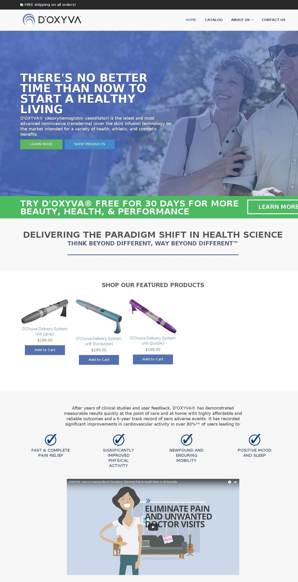 trydoxyva.com — Shopify storefront screenshot