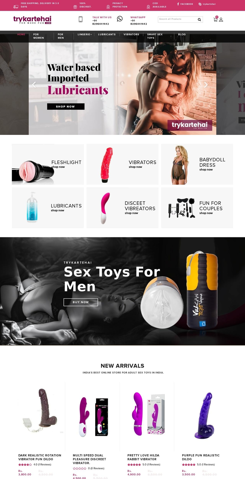 trykartehai.com shopify website screenshot