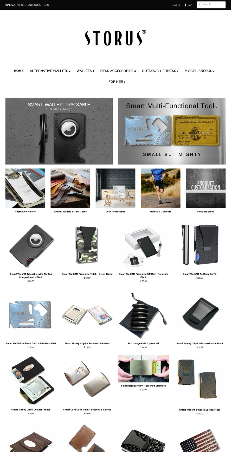 trysmartwallet.com shopify website screenshot