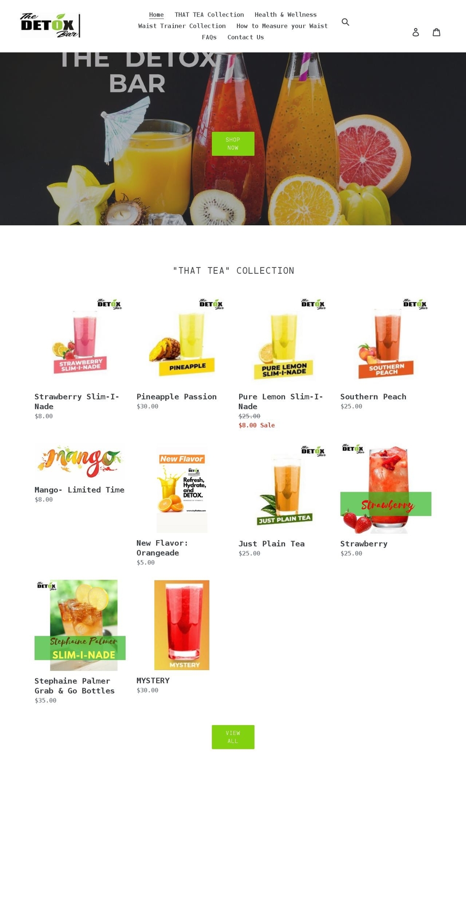 trythattea.com shopify website screenshot