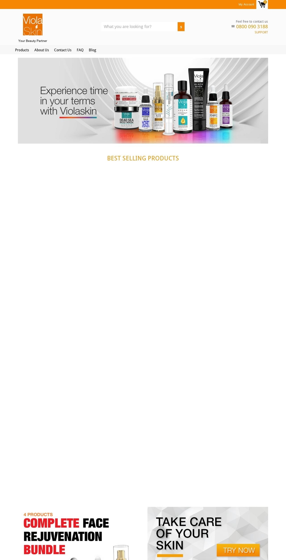 tryuskincaretoday.com — Shopify storefront screenshot