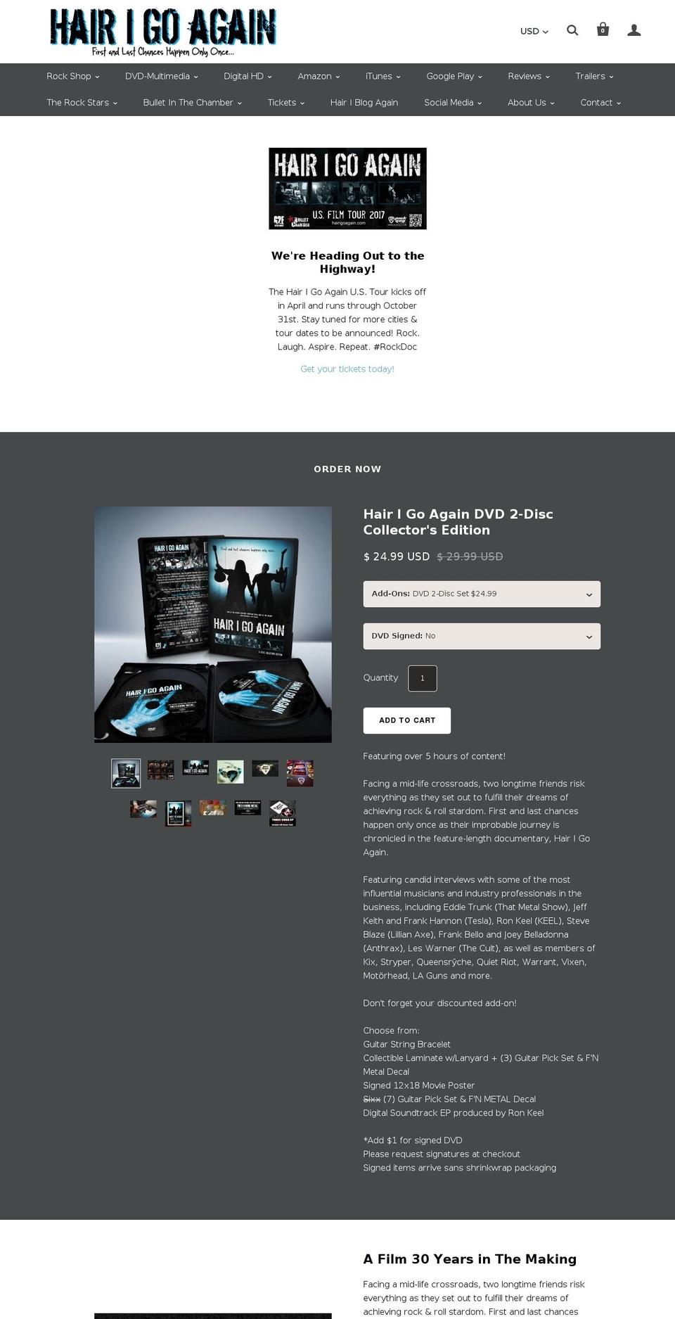 tryxx.com shopify website screenshot