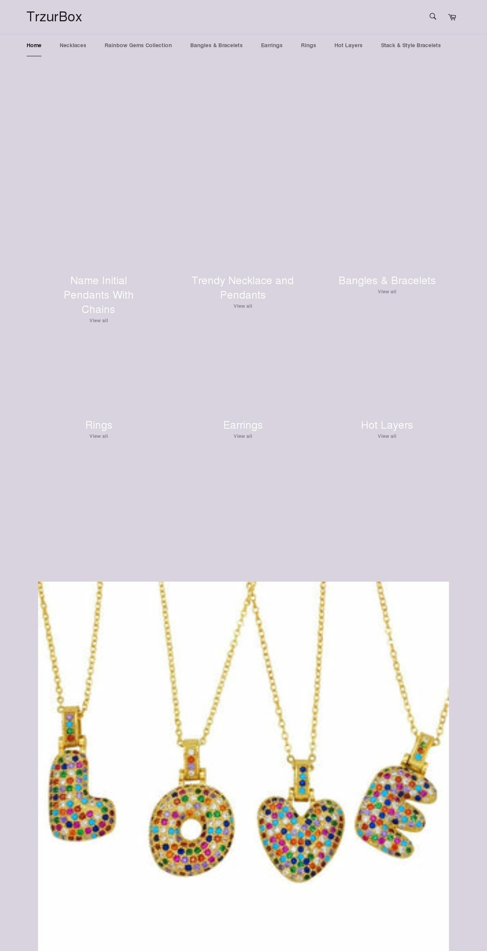 trzurbox.com shopify website screenshot