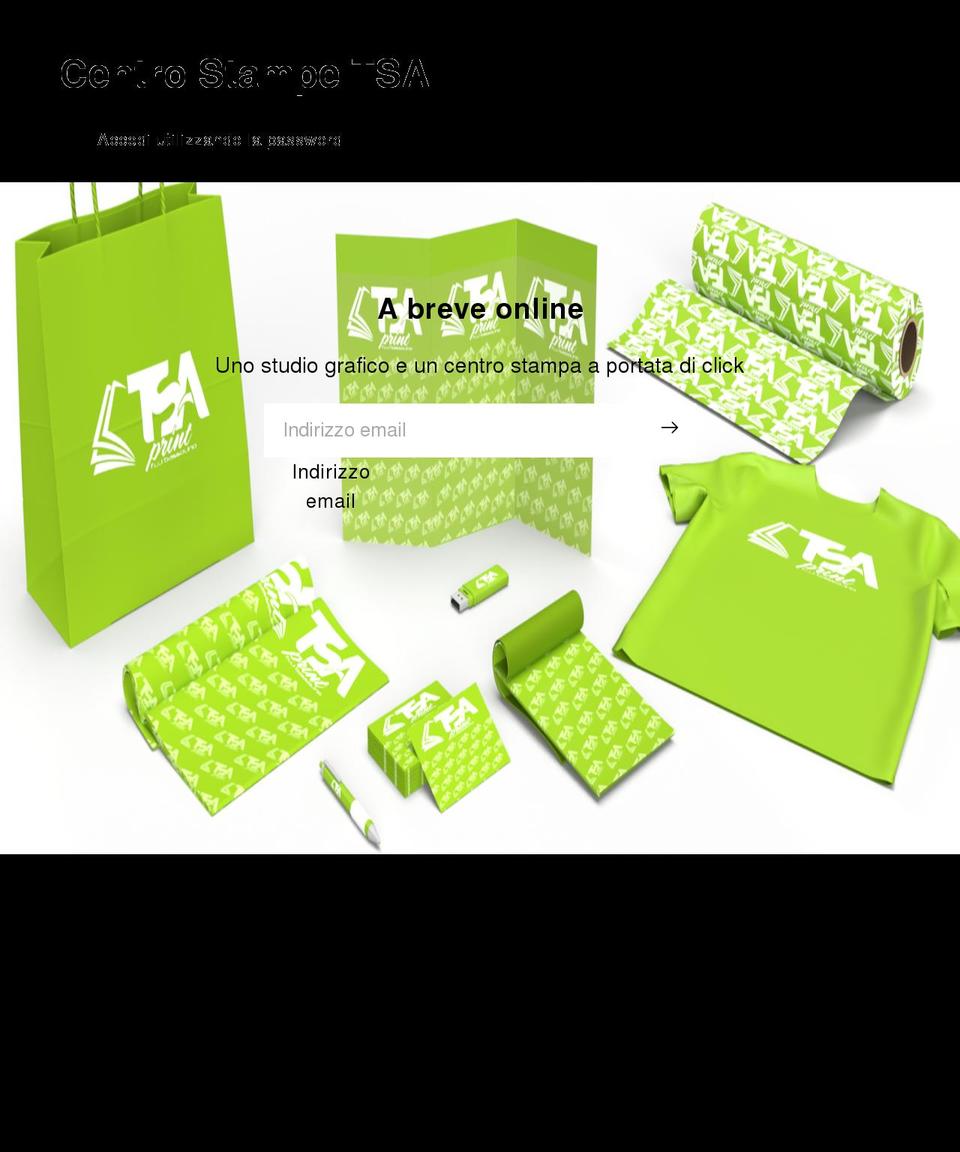 tsaprint.com shopify website screenshot