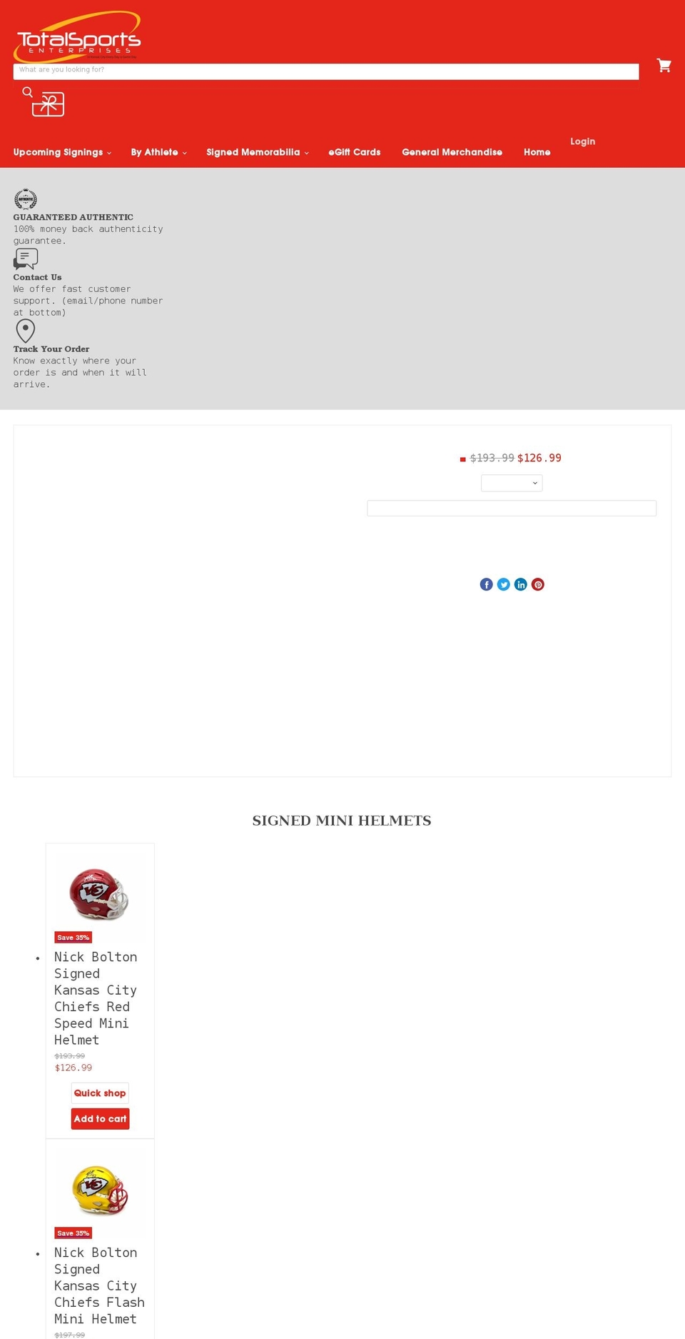 tsekansascity.com shopify website screenshot