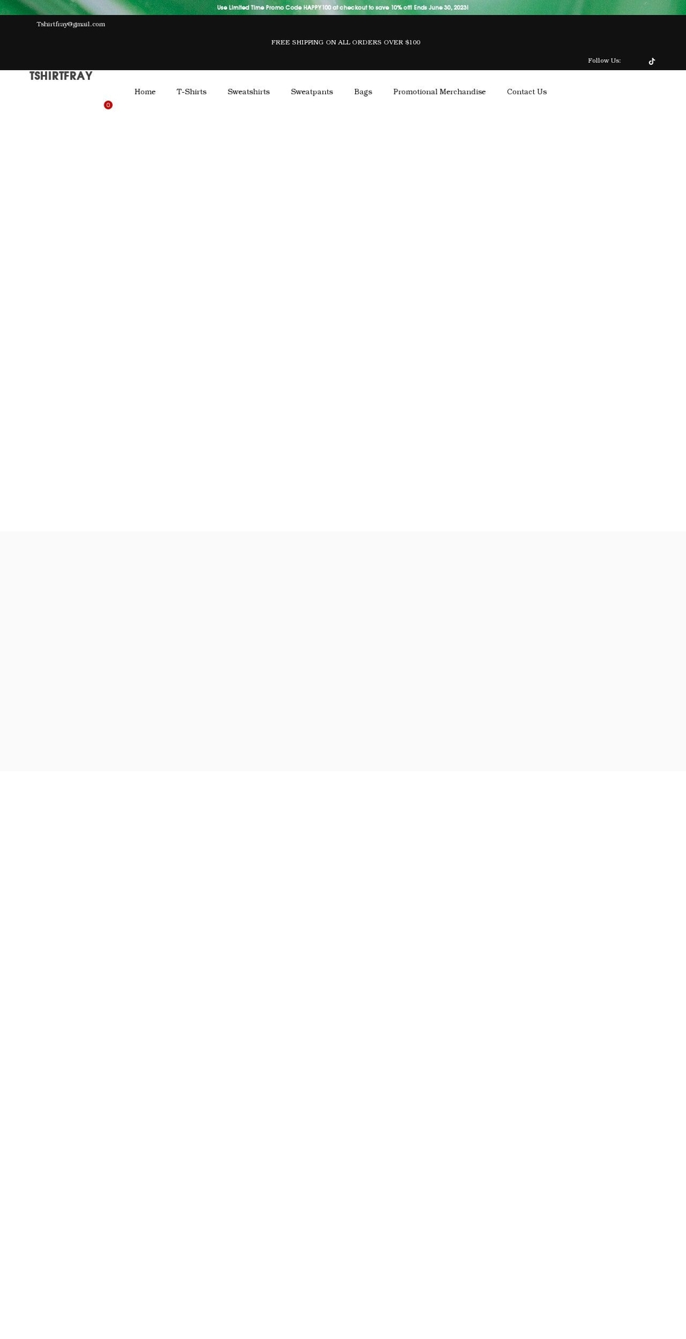 tshirtfray.com shopify website screenshot