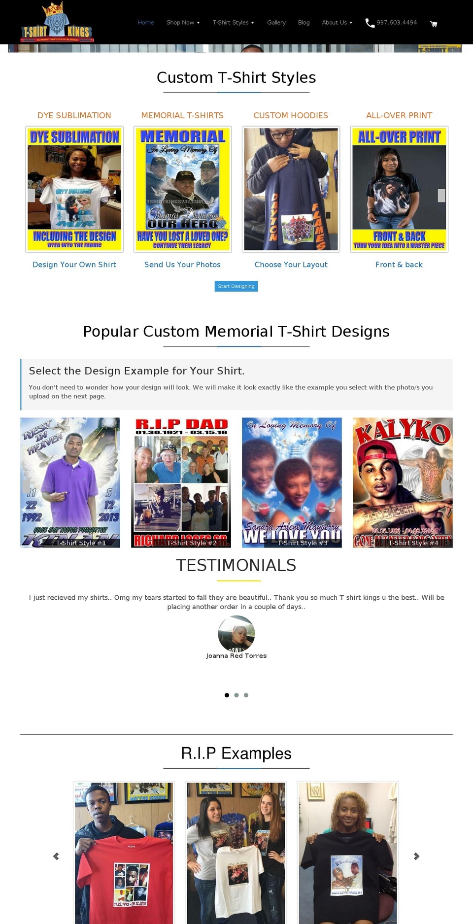tshirtkings247.com shopify website screenshot