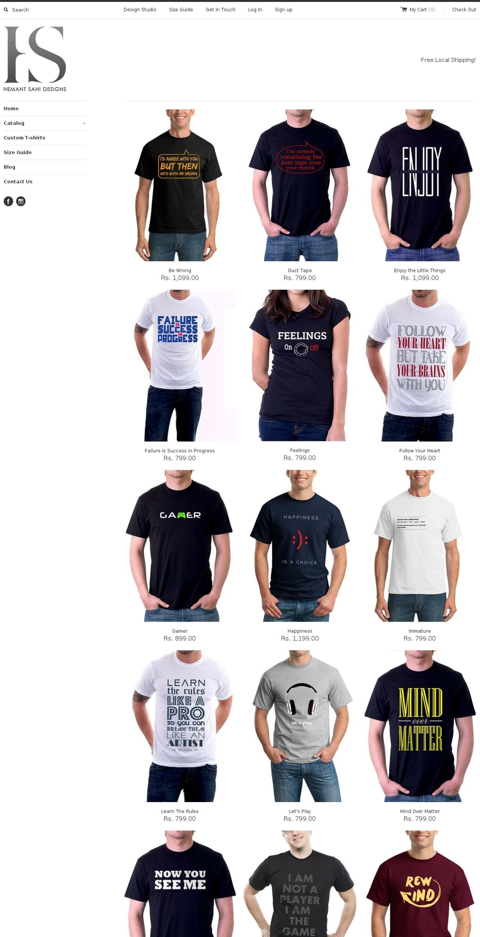 tshirts-singapore.com — Shopify storefront screenshot