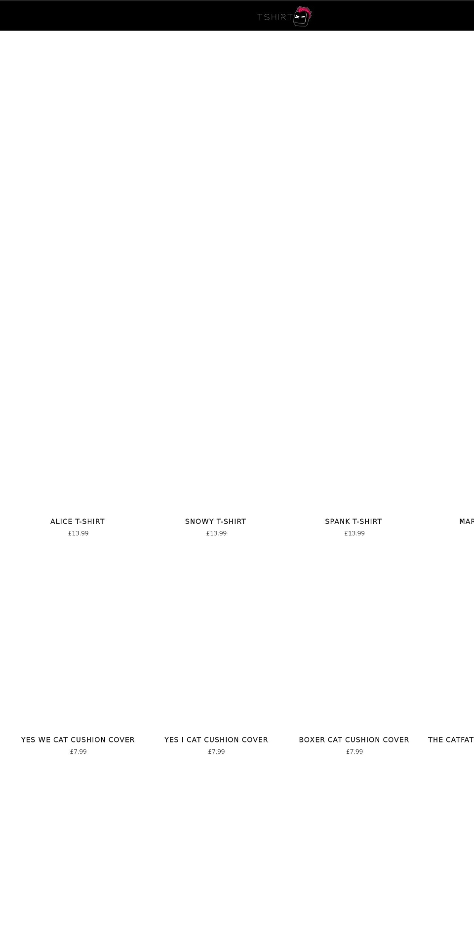 tshirtx.com shopify website screenshot