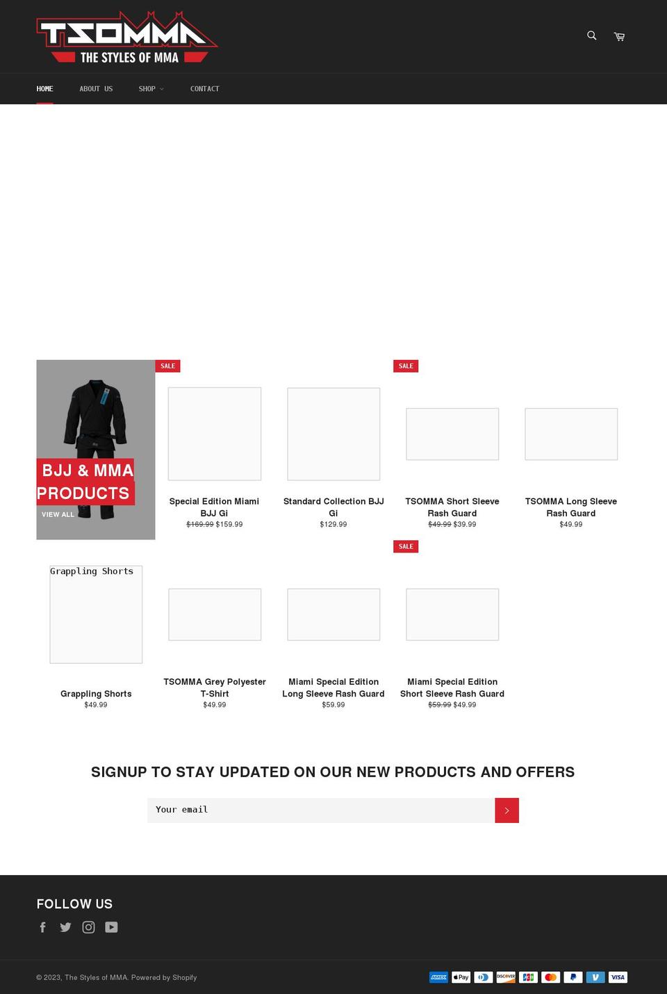 tsomma.com shopify website screenshot